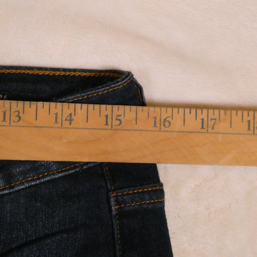 Vigoss Marley Skinny Jeans Size 29 Dark Wash Cropped Mid Rise - Picture 5 of 10